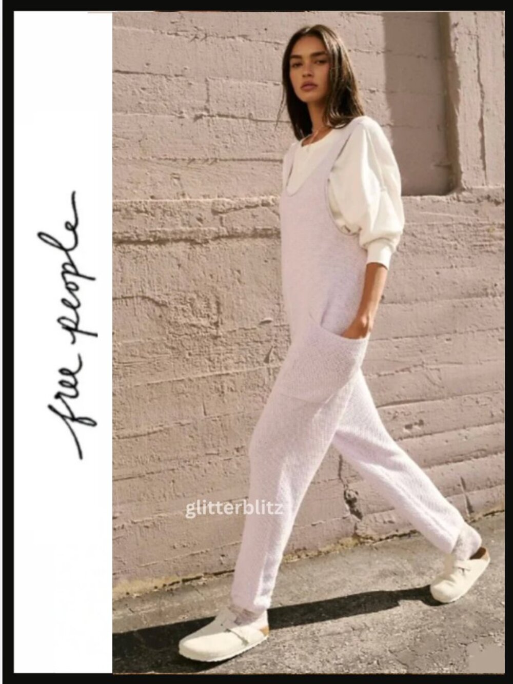 Free People Onesie Hailee Sweater Jumper 💜 Orchid Tint - NWT